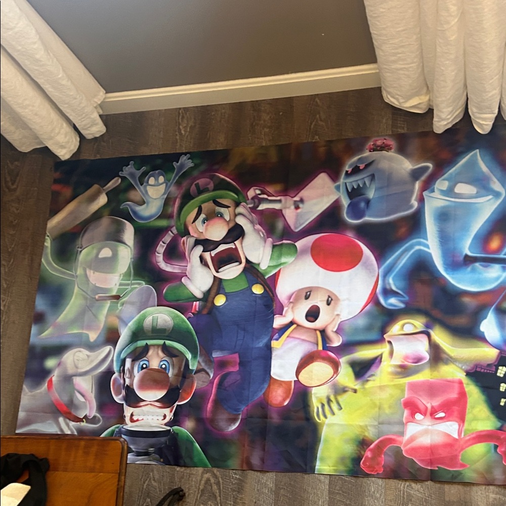 Large Luigi’s Mansion Wall Tapestry